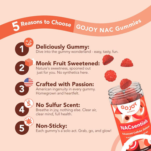 7-in-1 Vegan NAC 600mg Gummies - Sugar Free N Acetyl Cysteine 600mg NAC Supplement - Powerful Antioxidant Supplement with Vitamin C, ALA, Resveratrol & More - Immune Support Gummies