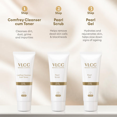 VLCC Natural Sciences Pearl Facial Kit, 60 Gram (2.11 Ounce)