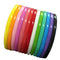 Yazon 8mm Colorful Plastic Teeth Headbands for Girls & Women, Pack of 13