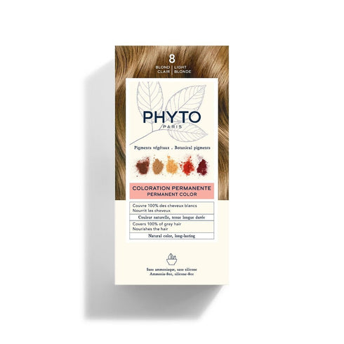 PHYTO Phytocolor Permanent Hair Color with Botanical Pigments, 100% Grey Hair Coverage, Ammonia-free, 0.42 oz