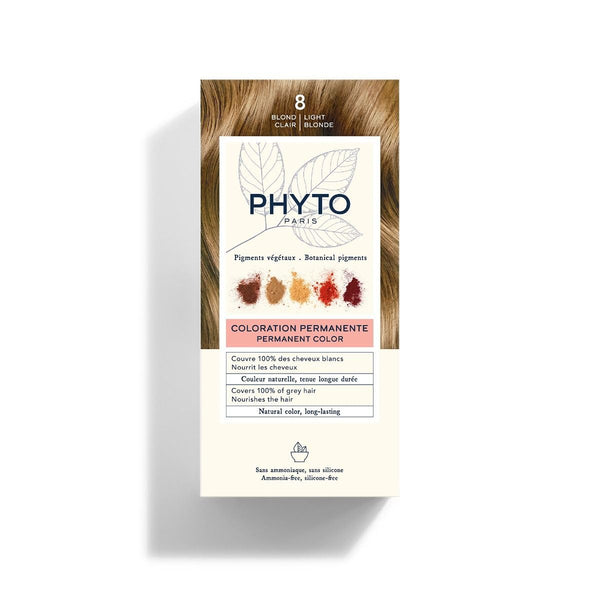 PHYTO Phytocolor Permanent Hair Color with Botanical Pigments, 100% Grey Hair Coverage, Ammonia-free, 0.42 oz