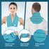 Neck Shoulder Ice Pack Wrap for Pain Relief, Long Lasting Flexible Cold Pack for Cervical Pain and Injuries