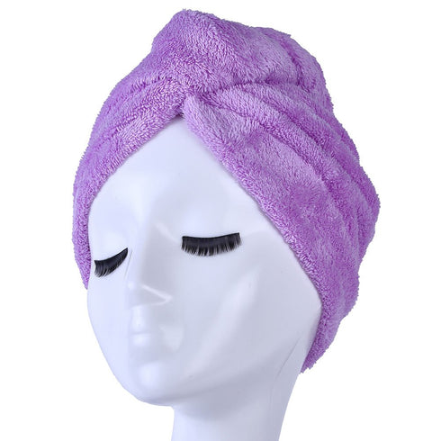 YYXR Microfiber Hair Drying Towel, Ultra Absorbent Twist Hair Turban Drying Cap