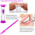 Portable Orthodontic Oral Care Kit - 2 Pack Travel Kit for Patients, Floss Wax Toothbrush Cleaning (Purple & Orange)