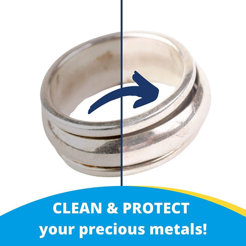 Carbona Silver Wipes - Metal Cleaner & Polish, 12 Wipes, 2 Pack