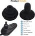 Sliverdew 2 Pcs Controller Knob and Gaiter for Electric Wheelchair Black Powerchair Mobility Aid Wheelchair Accessories