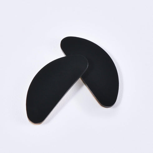 TOODOO 18 Pairs Eyeglasses Nose Pads - Adhesive Silicone Anti-Slip for Glasses & Sunglasses (Transparent & Black, 1mm)