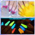 MIZHSE Mood Temperature Color Changing Nail Polish Set, Glow in the Dark Gel Polish, 8 Colors for Nail Art DIY