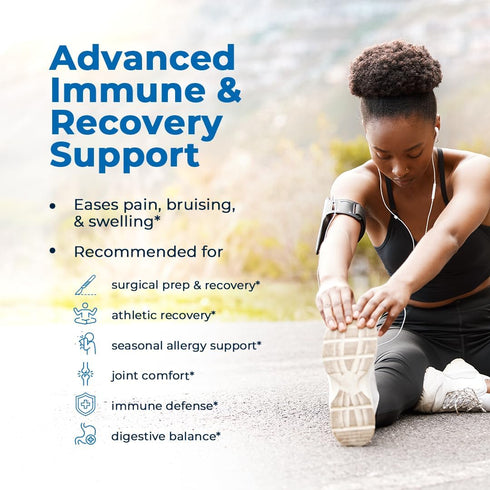VitaMedica Bromelain & Quercetin Supplement, 500mg Bromelain, 250mg Quercetin, 60 Vegan Capsules for Immunity & Recovery
