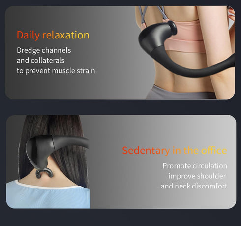 Suzii Massage Gun Upgraded Extension Handle for Deep Massage of the Back to Relieve Deep Tissue Pain in the Muscles