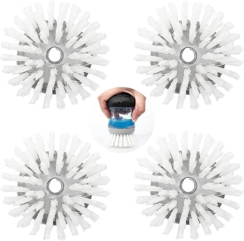 MiUWUU 4 Pack Brush Refills for OXO Dish Brush Refill B, Brush Head