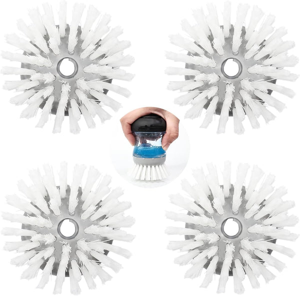 MiUWUU 4 Pack Brush Refills for OXO Dish Brush Refill B, Brush Head