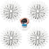 MiUWUU 4 Pack Brush Refills for OXO Dish Brush Refill B, Brush Head
