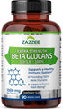 Zazzee Extra Strength 1,3/1,6 Beta Glucans, 1000 mg, 90 Vegan Capsules, 100% Concentrated, Supports Immune System