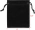 JIAKAI 50pcs Velvet Double Drawstring Cloth Bag - Jewelry Pouches for Small Jewelry, Headphones, Beads, Spice, Gift