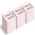LIGHT RAIN Press on Nail Packaging - 3D Floating Frame, Storage Box Case, 24 pcs, Pink Color