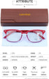 LBAYOHO Progressive Multifocus Reading Glasses for Women and Men, Blue Light Blocking, 100% UV Protection, Red 1.5X