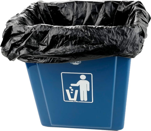 18 Gallon Trash Bags, 100 Counts, Kitchen Garbage Bag, Black