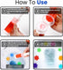 '-96 Flowers- Flower Toilet Gel Stamp, Toilet Fresheners Gel for Scented Freshness