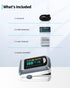 Pulse Oximeter HealthTree Oxygen Monitor Fingertip, Bluetooth Pulse Ox with Free APP, O2 Pulse Oximeter and Heart Rate