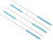 PATIKIL 10"x3/8" Long Straw Brush, 5 Pcs Nylon Cleaning Brush for Drinking Straws and Pot Spouts, Blue