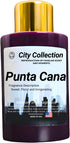 Mystic Romance Aroma Oil Blend 120ml, Punta Cana, Plastic Purple Bottle, City Collection, Waterless Diffuser Oil, Made