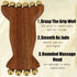 Shoulders,1 OULIGET Wooden Trigger Point Massage,Wooden Metal Ball Massage Tool,Sandalwood Metal Ball Face