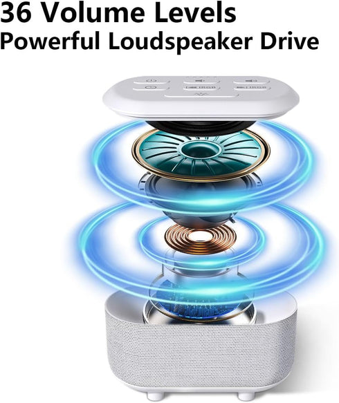LazyNight 30 12 36 Brown Noise Sound Machine Soothing Sounds White Noise Machine with Night Light Colors Sleep Machine