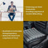 SUNFICON Air Cushion Inflatable Chair, Portable Breathable Comfort Cushion for Office Wheelchair Pad, Black