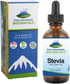 Liquid Stevia Drops – Alcohol Free and Kosher Sugar Substitute, 2oz Glass Bottle