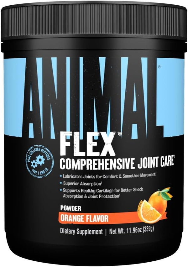 Animal Flex Powder, Joint Support Supplement, 30 Scoops, Pain Relief with Turmeric, Glucosamine, Chondroitin