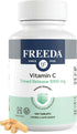 FREEDA Timed Release Vitamin C 1000mg | Powerful Antioxidant Immune Support Supplement, 100 Tablets, Kosher Vegan