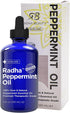 Radha Beauty Peppermint Essential Oil, 4 oz, 100% Pure & Therapeutic Grade, Fresh Minty Scent for Aromatherapy