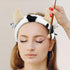 CAVETEE 3 Piece Cute Makeup Headband and Wristband Set for Women, Spa Cosmetic Elastic Hair Accessories