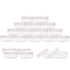 ZEJIA 10 Gram Sample Containers, 20 Count Refillable Empty Jars with Lids, Small Plastic Containers