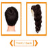 KETHBE 24 Inch Long Body Wave Ponytail Hair Extension, Synthetic Heat Resistant Wrap Around Drawstring Curly Wavy