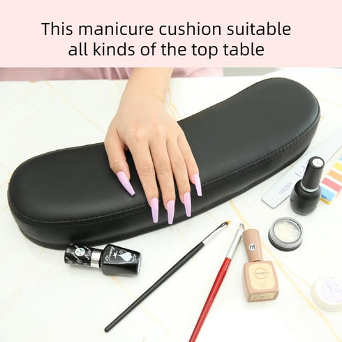 Manicure Hand Cushion Pillow Pad, Portable Nail Table Hand Cushion for Nail Art Tools and Nail SPA