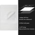 Blisstime 50 Pieces Resealable Bags for Small Business - White Kraft Paper Stand Up Pouches