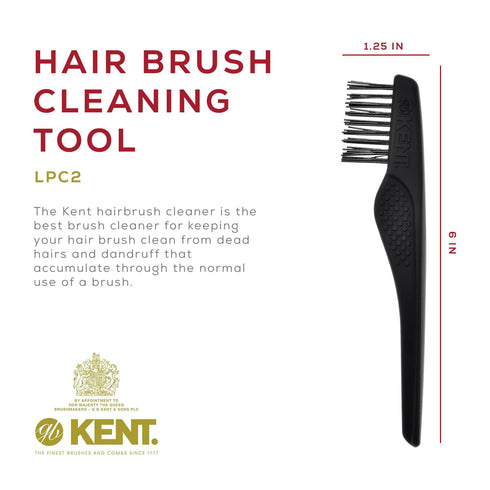 Kent LPC2 Hair Brush Cleaning Tool, Hairbrush Cleaner Rake for Removing Hair and Dandruff