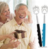 6 Pack Telescoping Back Scratcher - Portable Extendable Bear Claw Backscratchers in Black, Blue, Green, Purple, Red,