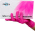 FINITEX Pink Nitrile Disposable Gloves - 3.5mil, 100PCS, Powder Free, Latex Free, Medical Exam, Food Cleaning