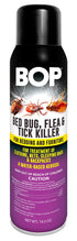 BOP Bed Bug, Flea and Tick Killer, 16.5 oz Pest Control Spray, Kills Bugs On Contact, Indoor/Outdoor Use for Quick