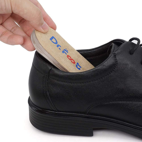 Dr.Foot Adjustable Orthopedic Heel Lift Inserts - Height Increase Insole for Heel Pain, Sports Injuries, & Leg Length