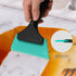 EHDIS 5 Inch Small Squeegee Rubber Window Tint Scraper for Car, Glass, Mirror, Shower, Door, Bathroom Cleaning (Light
