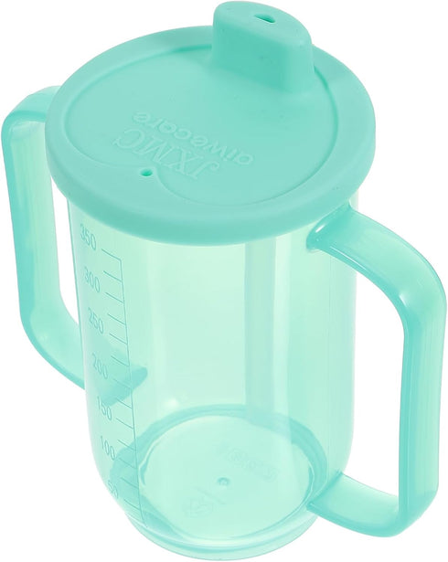 iplusmile Adult Sippy Cups, Plastic Mug with 2 Handles, Spill Proof Drinking Cups for Elderly Care