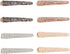 Ruihfas 8 Pcs Pearls Rhinestone Alligator Hair Clips, Duckbill Hairpins for Women and Girls Hair Styling Tools