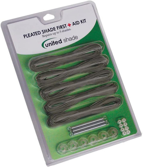 650020 Pleaded Shade First Aid Kit - Gray by United Shade