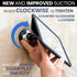 MIRRORVANA Fogless Shower Mirror for Shaving, 8" x 7", with Upgraded Suction & Dual Anti Fog Design, Shatterproof