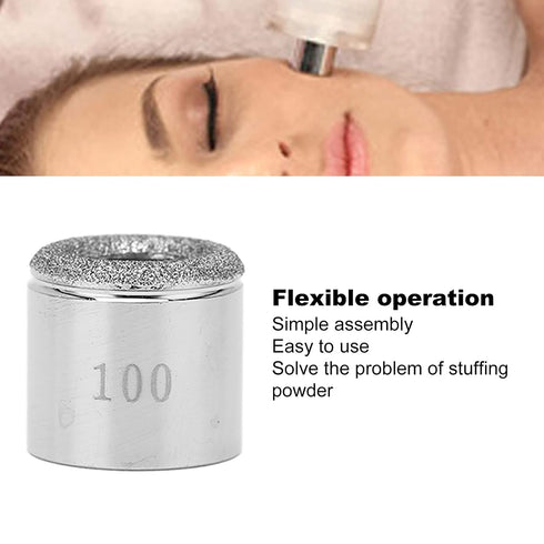 Tip Replacement Dermabrasion Head Accessory, Replacement Dermabrasion Head for Beauty Machine 100#