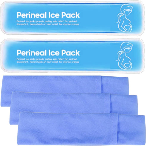 Reusable Perineal Cooling Pad for Postpartum and Hemorrhoid Pain Relief, Instant Cold Pack (Color-Blue)